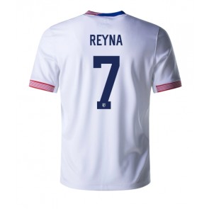 Spojené Státy Giovanni Reyna #7 Domácí Dres Copa America 2024 Krátký Rukáv